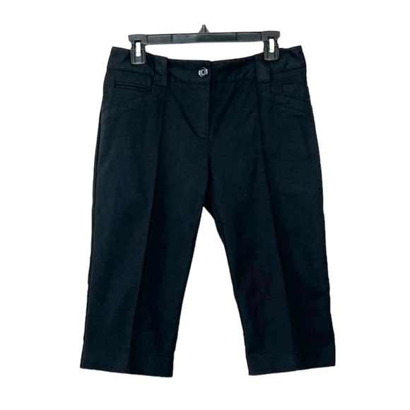 INC International Concepts Black Capri Dress pant crops size 6 - Picture 1 of 9